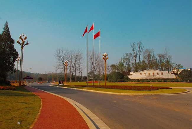 信陽(yáng)金牛國(guó)際小區(qū)道路